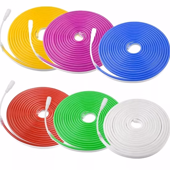 IP65 LED Rope Flexible Neon Strip Lighting LED Neon Flex Tube Light for Facade Decoration with 3 Years Warranty