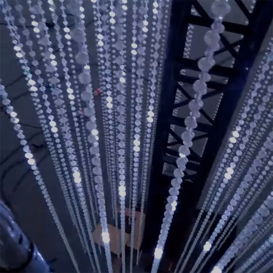 Artnet vers DMX512 LED Globe String Lights Clignotant lent Multi Color Ball String