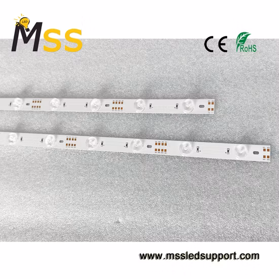 Personnalisé 50cm 100cm de long double couleur double couleur éclairage linéaire rigide barre lumineuse à bande LED DC12V 24V utilisé pour le kit d'éclairage solaire